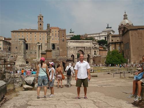 The Forum Romanum et ego!! 